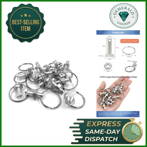 Aluminium greenhouse bolt - aluminium,